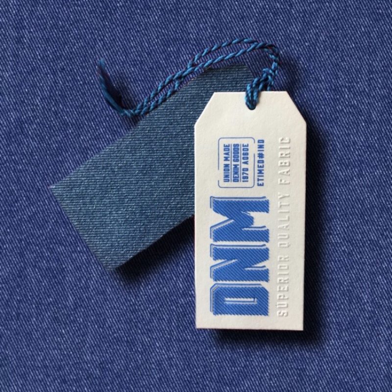 Etiqueta Hang Tag Denim